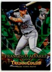 Francisco Alvarez [Green] #TT-25 Baseball Cards 2023 Topps Chrome in Technicolor Prices