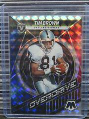 Tim Brown #OS-12 Football Cards 2022 Panini Mosaic Overdrive Prices