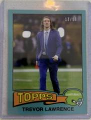 Trevor Lawrence [Teal] #16 Football Cards 2021 Topps X Trevor Lawrence Prices