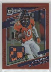 Jerry Jeudy [Red] #TH-9 Football Cards 2021 Panini Donruss Optic Threads Prices