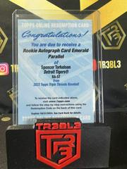 Spencer Torkelson [Emerald] #RA-ST Baseball Cards 2022 Topps Triple Threads Rookie Autographs Prices