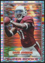 David Johnson [Pulsar Refractor] #89-DJO Football Cards 2015 Topps Chrome 1989 Super Rookie Prices