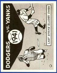 Dodgers VS Yanks [1941] #38 Baseball Cards 1967 Laughlin World Series Prices