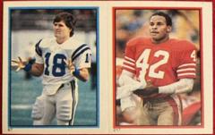 Mike Pagel, Ronnie Lott Football Cards 1985 Topps Stickers Prices