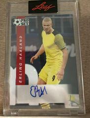Erling Haaland [Red] Soccer Cards 2022 Pro Set Autographs Prices