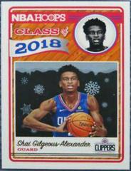 Shai Gilgeous Alexander [Winter] Basketball Cards 2018 Panini Hoops Class of 2018 Prices
