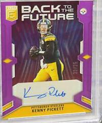 Kenny Pickett [Purple] #BFS-KP Football Cards 2023 Panini Donruss Elite Back to the Future Signatures Prices