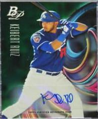 Keibert Ruiz [Autograph Green] Baseball Cards 2018 Bowman Platinum Top Prospects Prices