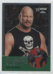 Stone Cold Steve Austin #11 Wrestling Cards 2007 Topps Heritage II Chrome WWE Prices