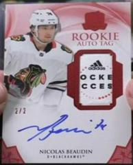 Nicolas Beaudin [Red Autograph Tag] #116 Hockey Cards 2020 Upper Deck The Cup Prices