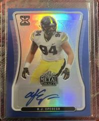 A.J. Epenesa [Blue Prismatic] Football Cards 2020 Leaf Metal Draft Autographs Prices