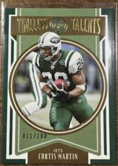 Curtis Martin [Green] #TT-11 Football Cards 2022 Panini Legacy Timeless Talents Prices