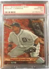 Miguel Cabrera #BB3 Baseball Cards 2011 Bowman's Best Prices
