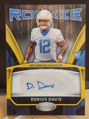 Derius Davis [Gold Etch] #RS-15 Football Cards 2023 Panini Certified Rookie Signatures Prices