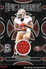 Frank Gore #15 Football Cards 2023 Panini Spectra Epic Legends Materials Prices