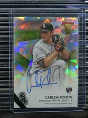 Carlos Rodon [Atomic Refractor] #CR Baseball Cards 2015 Bowman's Best of Autographs Prices