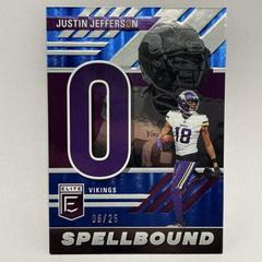 Justin Jefferson [Blue] #SB-JJ8 Football Cards 2023 Panini Donruss Elite Spellbound Prices
