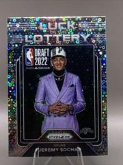 Jeremy Sochan [Fast Break] #4 Basketball Cards 2022 Panini Prizm Luck of the Lottery Prices