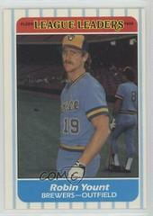 Robin Yount #44 Baseball Cards 1986 Fleer League Leaders Prices