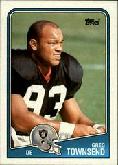 Greg Townsend Football Cards 1988 Topps Prices