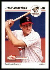 Terry Jorgensen Baseball Cards 1992 Skybox AAA Prices