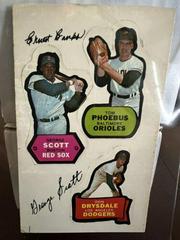 Don Drysdale, George Scott, Tom Phoebus Baseball Cards 1968 Topps Action All Star Stickers Prices