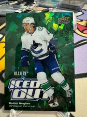 Quinn Hughes [Green] Hockey Cards 2022 Upper Deck Allure Iced Out Prices