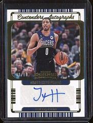 Tyrese Haliburton [Gold] #CA-THB Basketball Cards 2022 Panini Contenders Autographs Prices