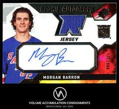 Morgan Barron Hockey Cards 2021 SPx Rookie Auto Jersey Prices