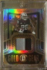 Josh Jacobs [Prime] Football Cards 2022 Panini Gold Standard Gear Prices