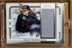 Adley Rutschman Baseball Cards 2023 Topps Definitive Jumbo Relic Collection Prices