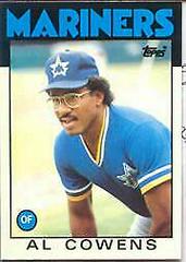 Al Cowens #92 Baseball Cards 1986 Topps Tiffany Prices