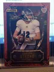 Carson Strong [Gold Gold Gold] #WW-6 Football Cards 2022 Wild Card Matte Weekend Warrior Prices