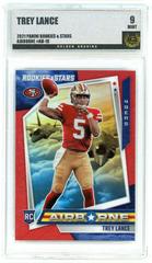 Trey Lance [Red] #AB18 Football Cards 2021 Panini Rookies and Stars Airborne Prices