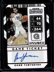 Omer Yurtseven [Red Autograph] Basketball Cards 2020 Panini Contenders Draft Picks Prices