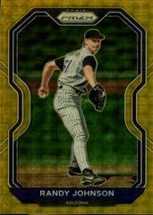 Randy Johnson [Gold Prizm] #141 Baseball Cards 2021 Panini Prizm Prices