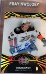 Simon Benoit [Gold] #UI-65 Hockey Cards 2021 Ultimate Collection Introductions Autographs Prices