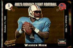 Warren Moon Football Cards 1993 Action Packed Monday Night Football 24K Gold Prices