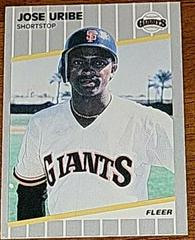 Jose Uribe [Error] Baseball Cards 1989 Fleer Prices