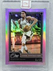 Giannis Antetokounmpo [Purple] Basketball Cards 2020 Panini One and One Prices