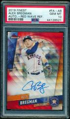 Alex Bregman [Red Wave Refractor] Baseball Cards 2019 Topps Finest Autographs Prices