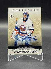 Ilya Sorokin [Black Autograph] #34 Hockey Cards 2021 Upper Deck Artifacts Prices