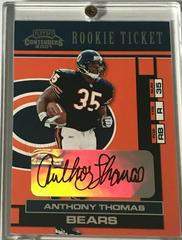 Anthony Thomas [Autograph] #105 Football Cards 2001 Playoff Contenders Prices