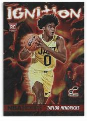 Taylor Hendricks [Holo] #28 Basketball Cards 2023 Panini Hoops Ignition Prices