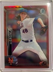 Jacob deGrom [Red Refractor] #4 Baseball Cards 2016 Bowman Chrome Prices