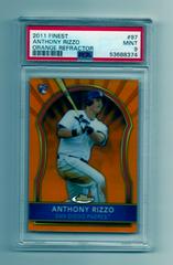 Anthony Rizzo [Orange Refractor] #97 Baseball Cards 2011 Finest Prices