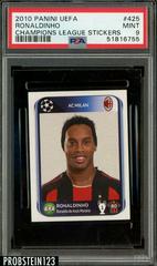Ronaldinho #425 Soccer Cards 2010 Panini UEFA Champions League Stickers Prices