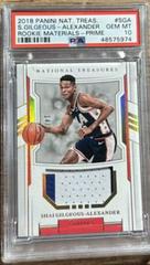 Shai Gilgeous Alexander [Patch Autograph Gold] Basketball Cards 2018 Panini National Treasures Prices