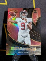 Bryce Young [Black] #SPR-BY Football Cards 2023 Panini Select Draft Picks Sparks Prices