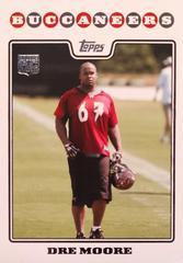 Dre Moore #398 Football Cards 2008 Topps Prices